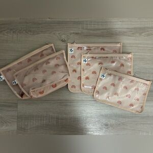 Tiny Twinkle Rainbow Print Kids Accessory Pouches